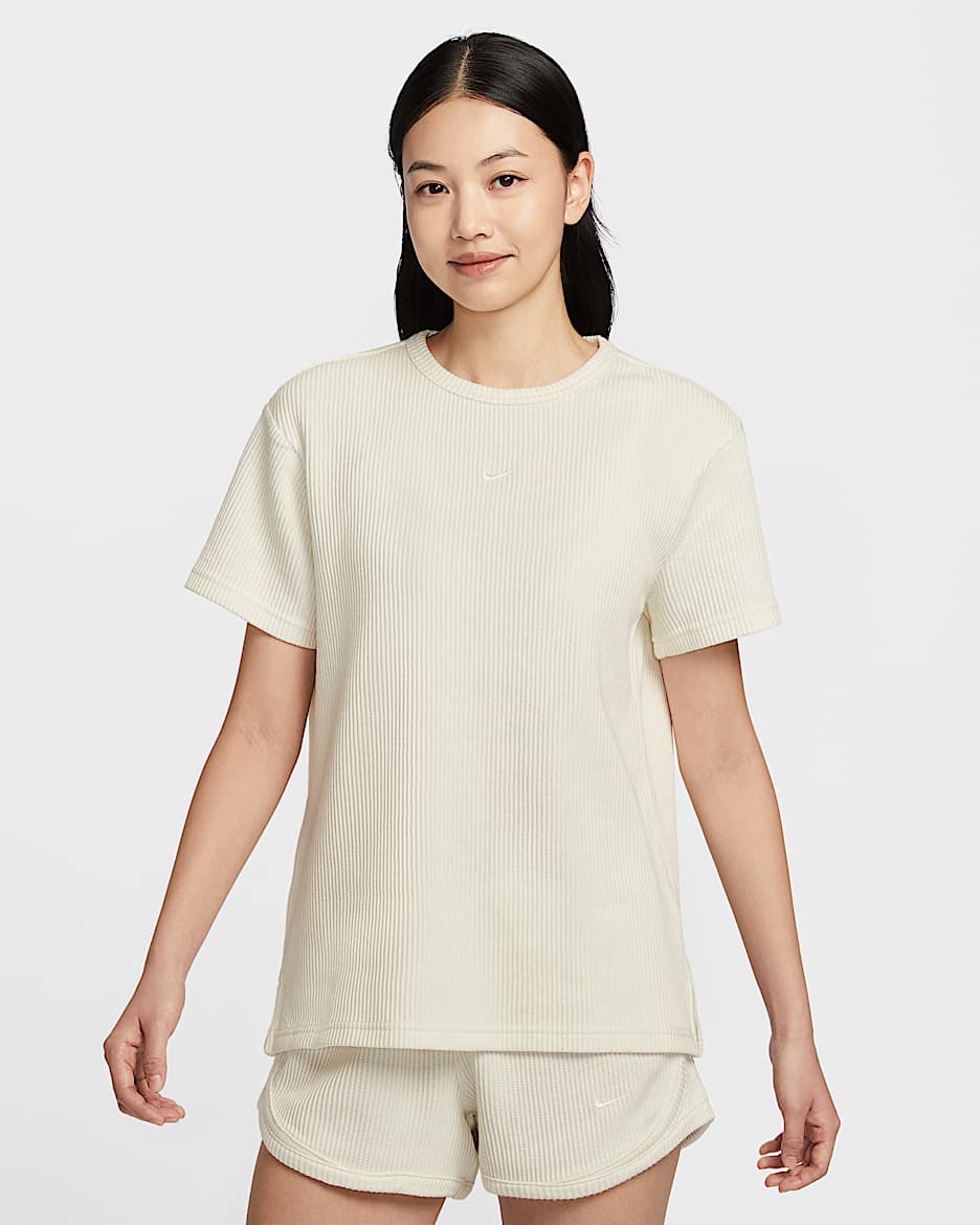 ★ Nike★ Sportswear Chill Waffle Loose Short Sleeve Top W Nike Sportswear Chill Waffle Women's Loose Short-Sleeve Top